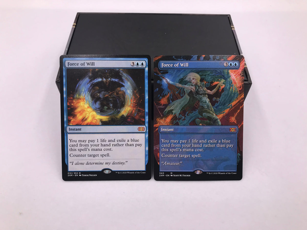 Force of will 意志の力　FOIL MPS MTG Force of Will FOIL Double Masters Borderless Extended