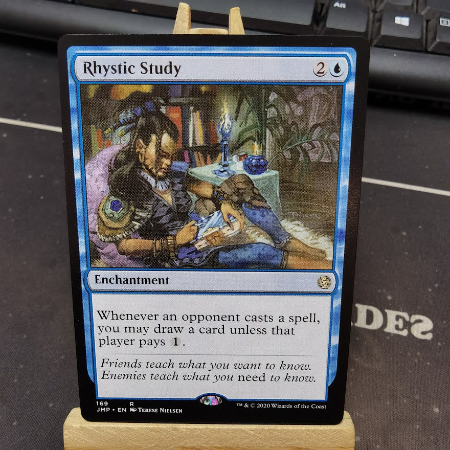 rhystic study mtg card Rhystic Study – Proxy R Us