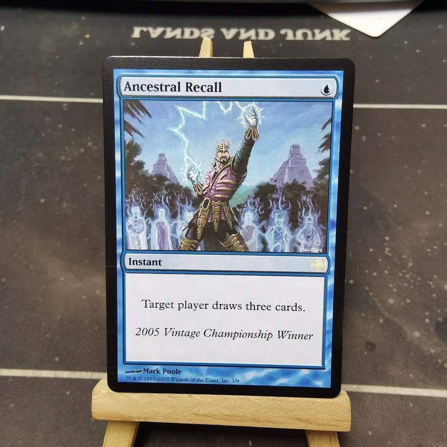 mtg Ancestral Recall 30a 新枠 Ancestral Recall old frame from 30th Anniversary Edition (30A) MTG