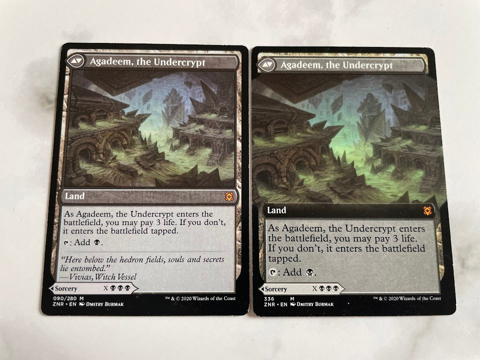 MTG アガディームの覚醒/Agadeem's Awakening 日 4枚 090)《アガディームの覚醒/Agadeem's Awakening》/《地下遺跡